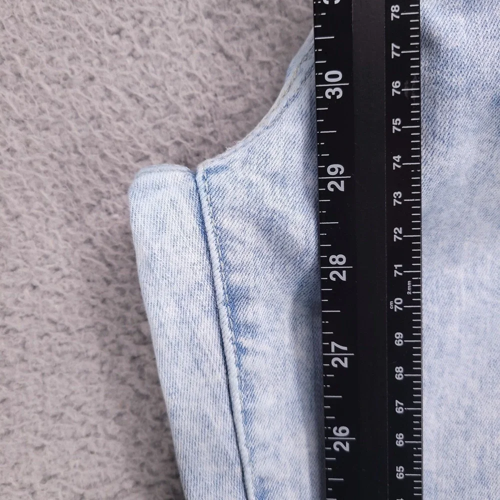 LEVIS 711 Jeans Size 30 Skinny Mid Rise Light Acid Wash Stretch Denim - Picture 14 of 14